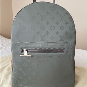 Monogram titanium grey backpack LV